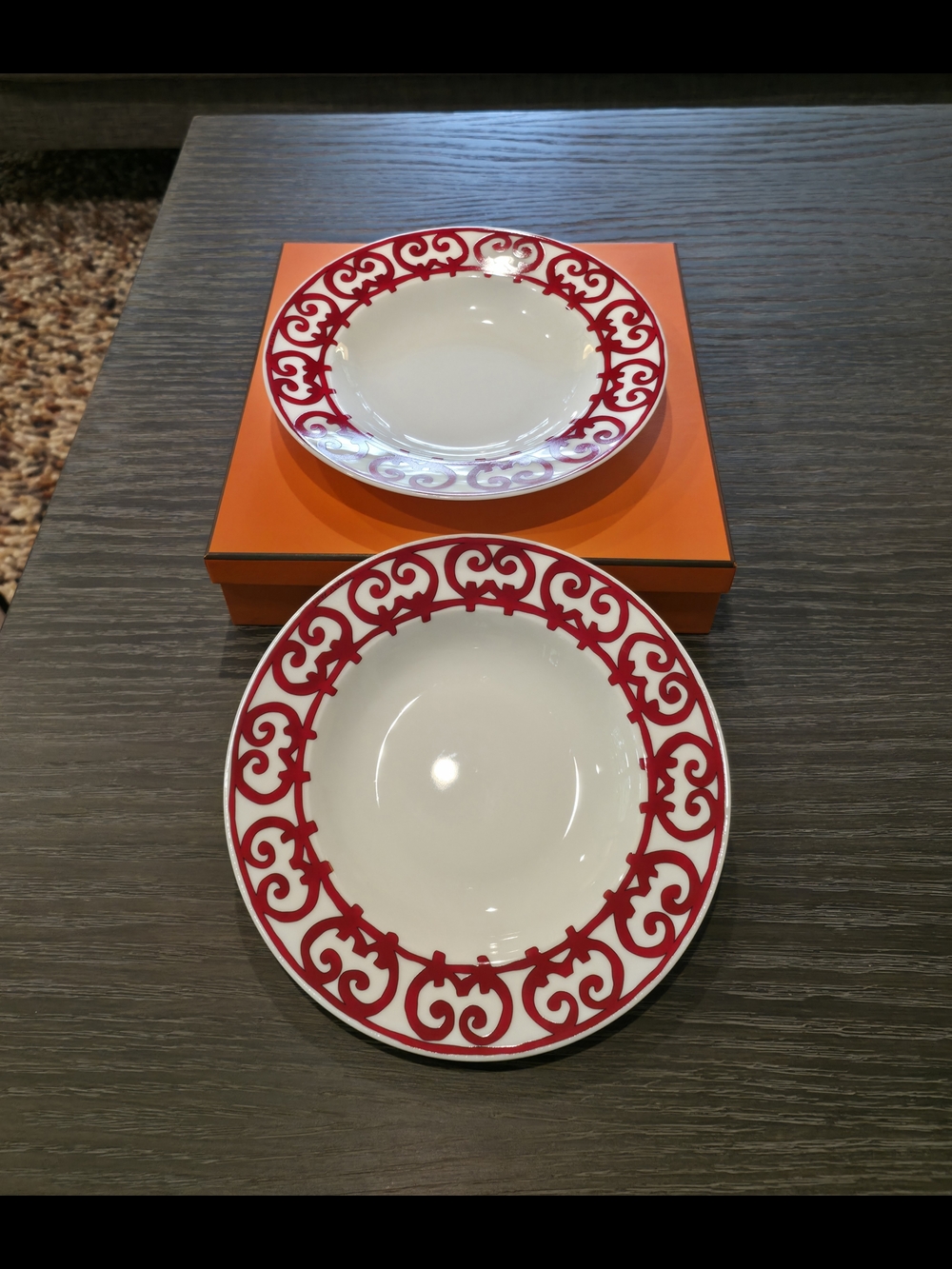 Hermès Balcon du Guadalquivir soup plates